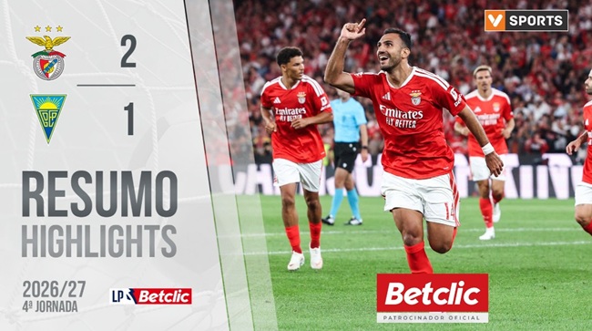 João Palhinha debuts as Benfica beat Estoril 2-1