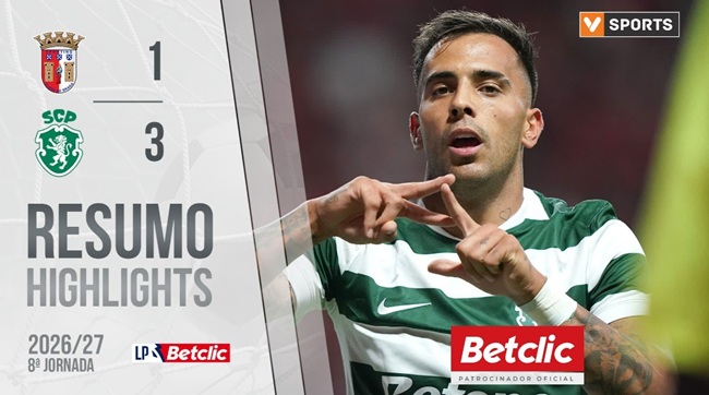 Sporting come from behind to beat Braga 3-1 at the Quarry