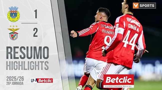Last-gasp Ivanovic goal gives Benfica 2-1 victory in Arouca