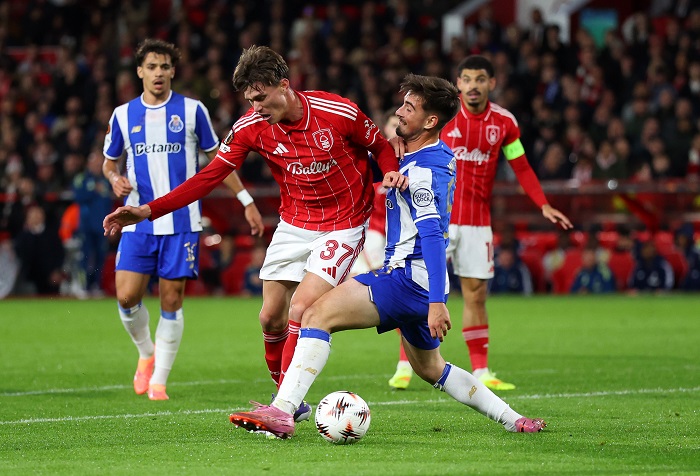 Nottingham Forest 2-0 Porto - Pair of penalties in the Europa League sees the Dragons suffer their first defeat under Francisco Farioli