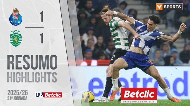 Porto 1-1 Sporting: Stoppage-time penalty earns Sporting point at the Dragão