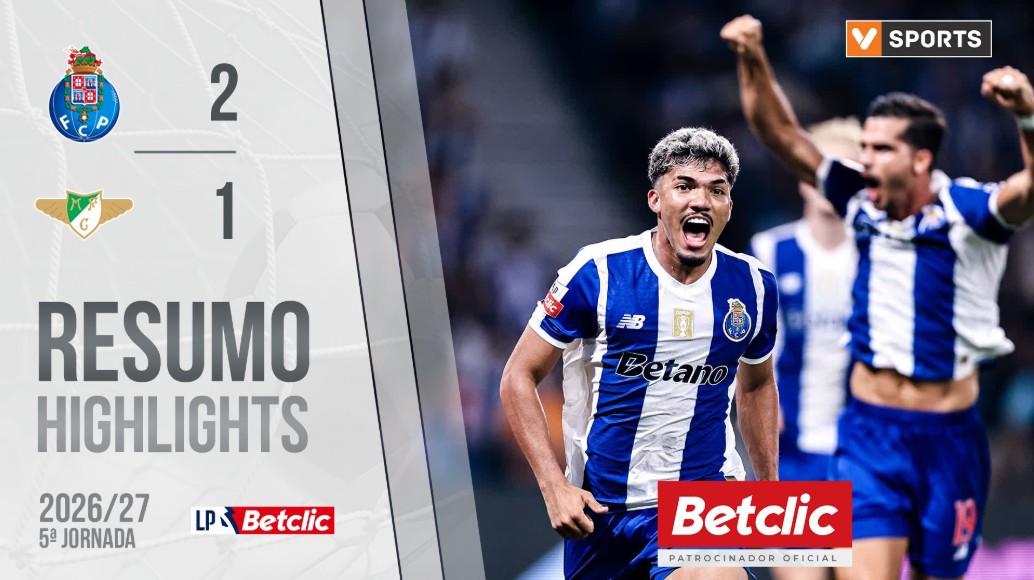 Porto 2-1 Moreirense - Dragons overcome early deficit to stay top in Liga Portugal