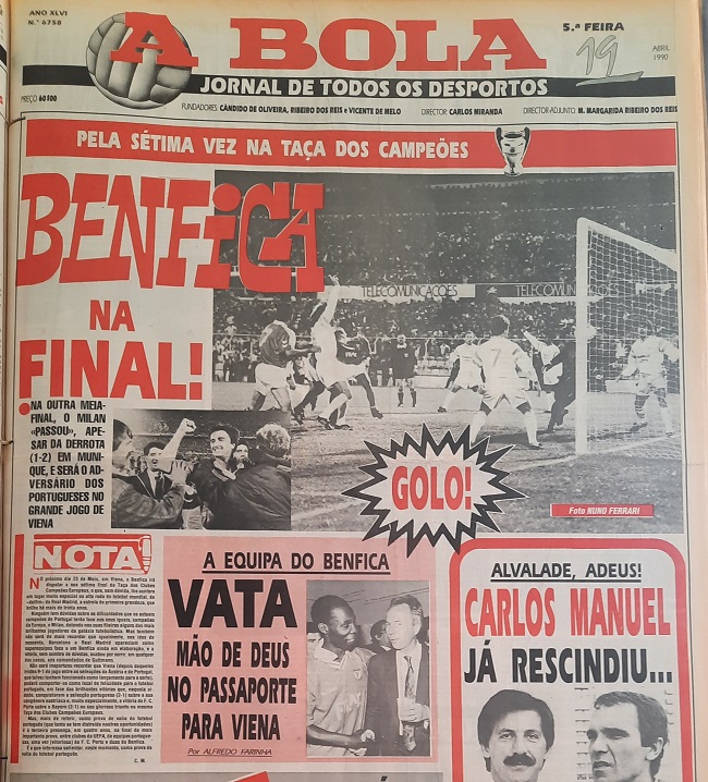 Four years after Maradona’s famous “Hand of God” goal against England, Vata emulated the Argentine genius by also scoring a crucial goal with his hand