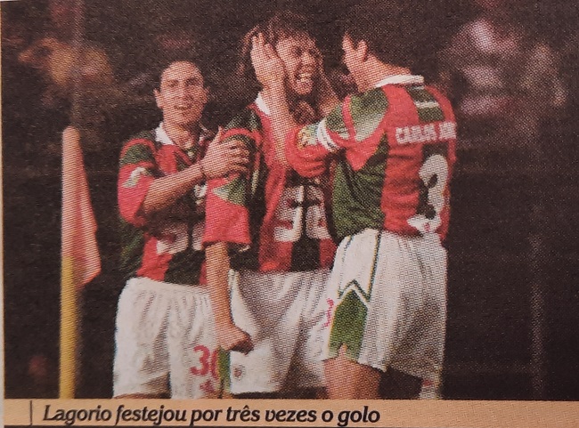 It was an unforgettable night for hat-trick hero Lagorio