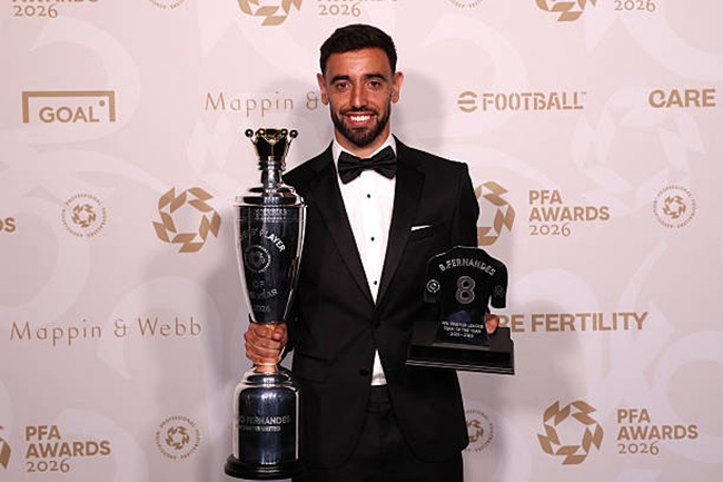 Bruno Fernandes named PFA Player of the Year: “It’s a very proud moment”