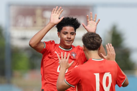Ronaldo’s son Cristiano dos Santos bags brace for Portugal’s U16s
