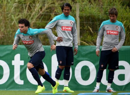 Pepe, Bruno Alves and Coentrão Pepe, Bruno Alves and Coentrão