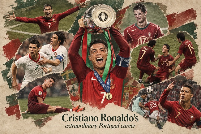 Cristiano Ronaldo’s extraordinary Portugal career