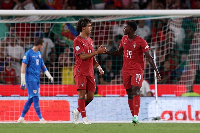 João Félix – Portugal’s match winner v Wales – has rediscovered his best football playing for coach Jorge Jesus (Photo by Carlos Rodrigues/Getty Images)
