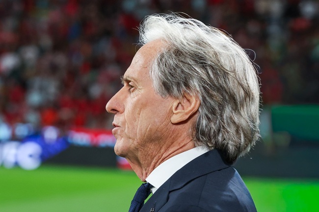 Jorge Jesus admitted it was an emotional moment for him taking charge of the Seleção for the first time (Photo: Arlindo Alves Homem ©)