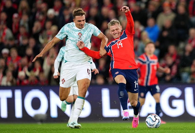 Portugal take top spot in the UEFA Nations League after a trilling 2-1 win in Norway