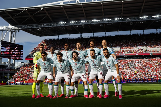 Portugal lineup for the Croatia game. Will Roberto Martínez make changes? (Photo: FPF/Diogo Pinto)