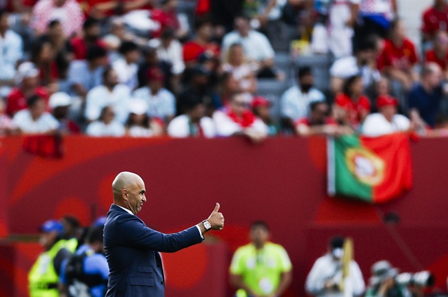 Portugal coach Roberto Martínez will be plotting to knock out the country of his birth in Dallas tomorrow (Photo: FPF/Diogo Pinto)