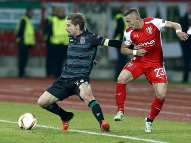 Sporting humbled in Albania