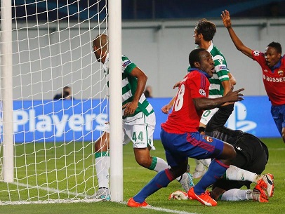 Sporting crash out of Champions League