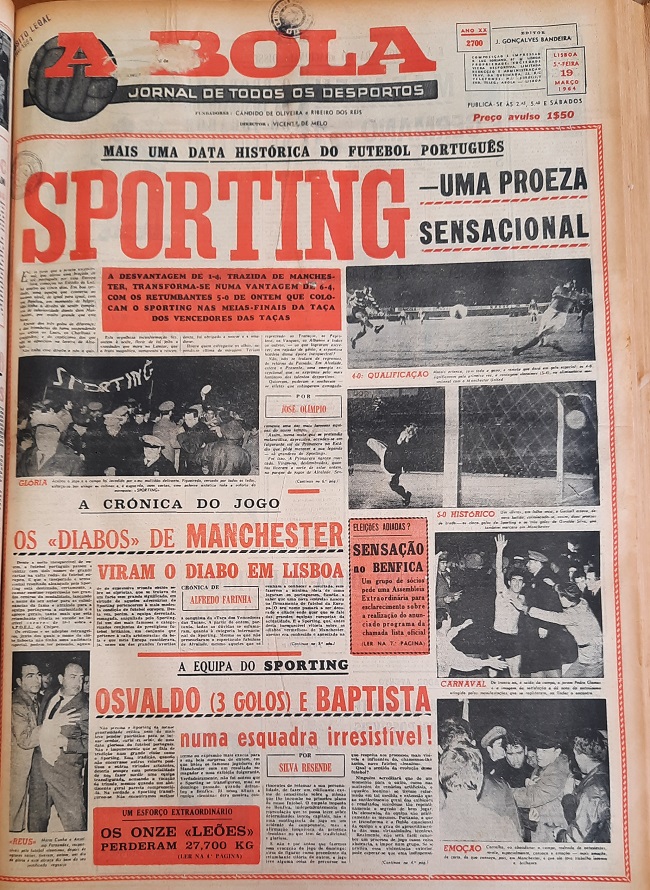Sporting’s greatest ever European night saw the Lions sensationally beat Manchester United 5-0 at Alvalade to turn around a 4-1 first-leg deficit