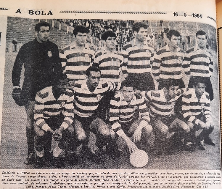 The Sporting lineup that won the final against MTK Budapest