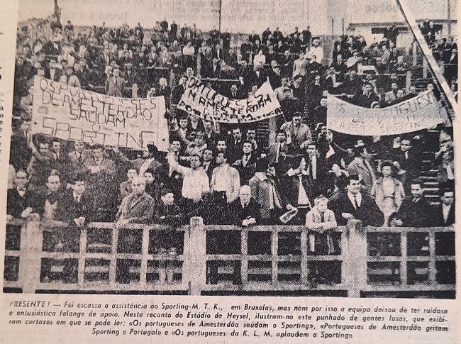 “Poucos mas Bons” – A small crowd assembled in Brussels for the first game, a thrilling 3-3 draw